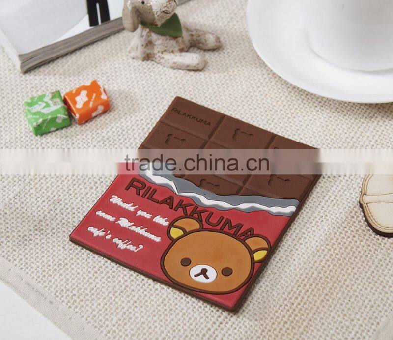 square/round silicone cup mat