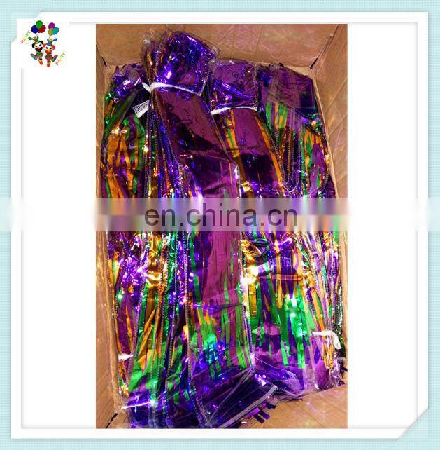 Cheap Carnival Party Unisex Short Mardi Gras Tinsel Wigs HPC-0055