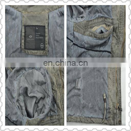 lastest fashion hot selling army handsome spring cotton men long coat