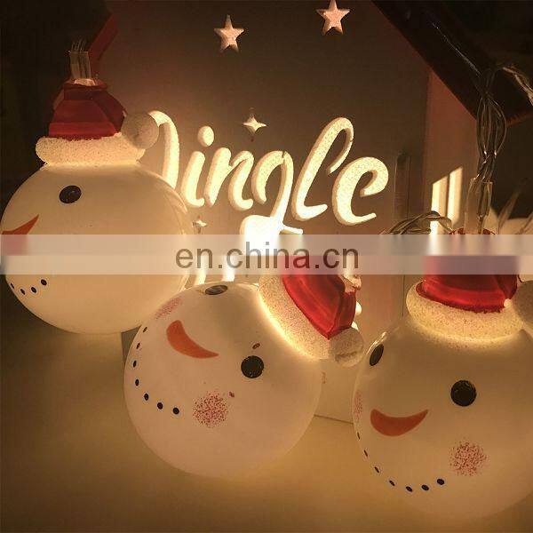 2M 10LED Snowman Indoor outdoor decoration light , LED christmas laser light for celebration