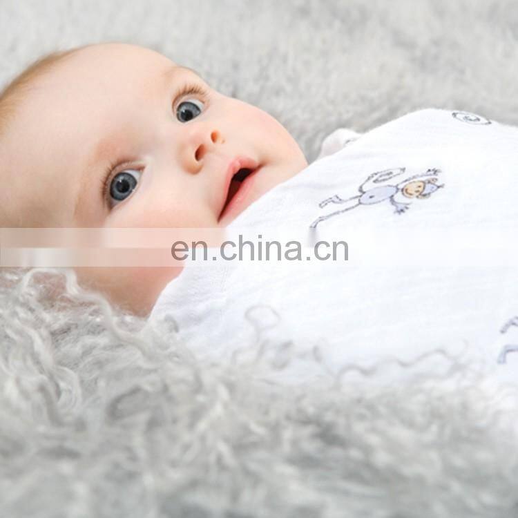 Elinfant organic 100% bamboo Cotton Baby Swaddle Wrap, Muslin Swaddle Baby Blanket