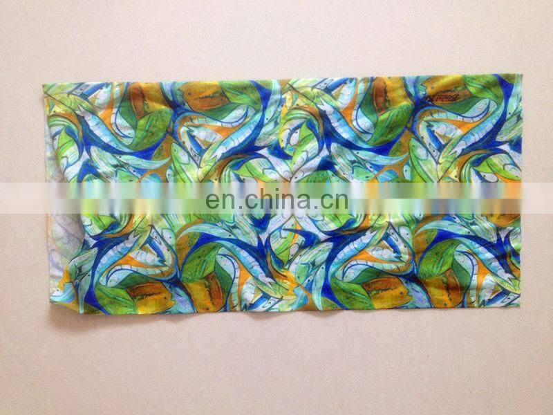 polyester outdoor bandana multifunctional seamless printed bandana