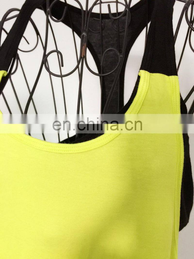 Dry fit womens back sports tank top