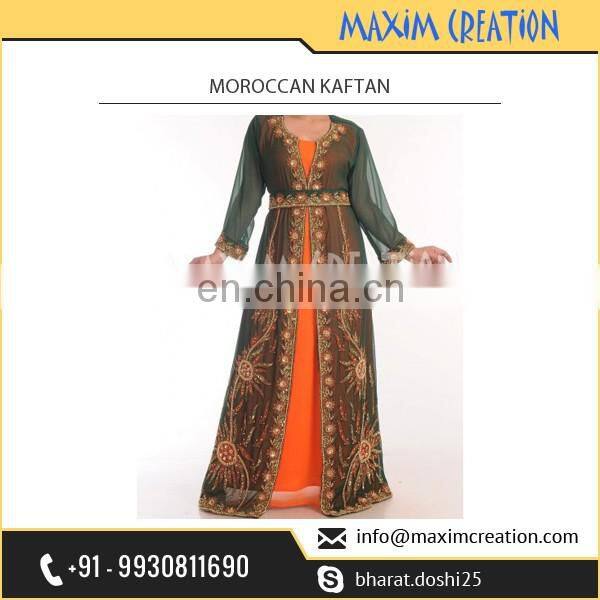 2017 New Arrival Latest Design Attractive Moroccan Kaftan Available in Various Colours