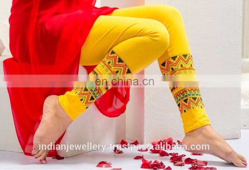 Printed leggings manufacturer, designer leggings exporter,leg-ins wear supplier