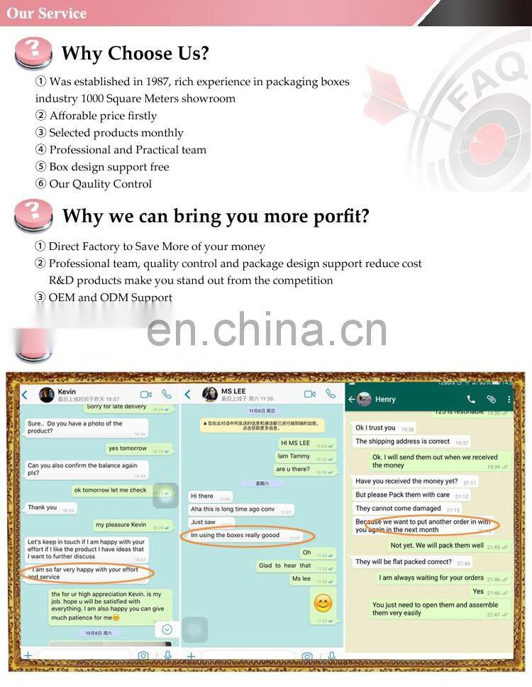 China manufacturer paper cardboard jewelry boxes package