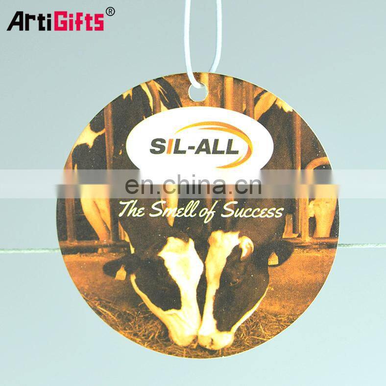 Custom design style absorbent make hanging paper car vent air freshener