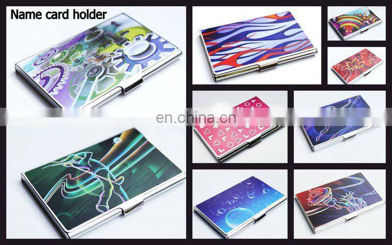 Personalized logo stainless steel name cards case