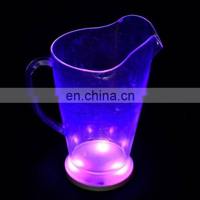 Economical Custom Big Polycarbonate Plastic led beer pitcher