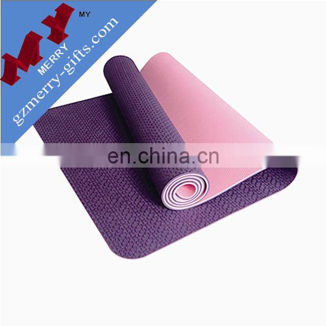 Non-slip family game blank tpe yoga mat / yoga mat manufacturer