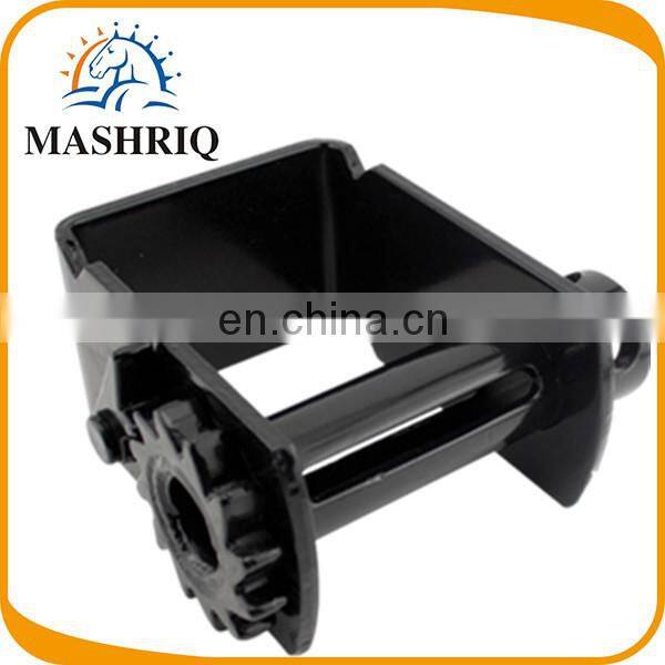 4" storable weld-on truck tie down winch bottom mount