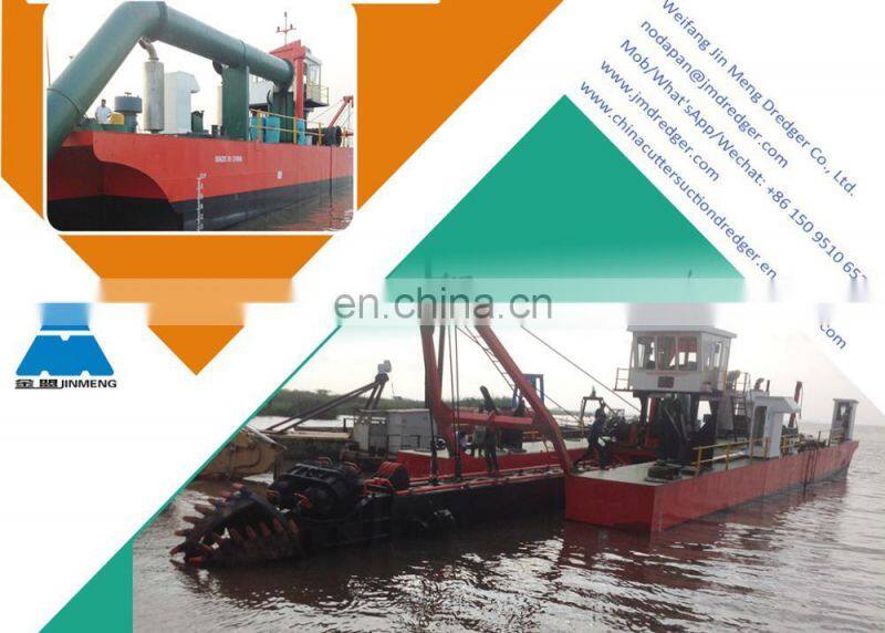 22 inch hydraulic cutter suction sand mining dredger for sand dredging with cutter head for sale
