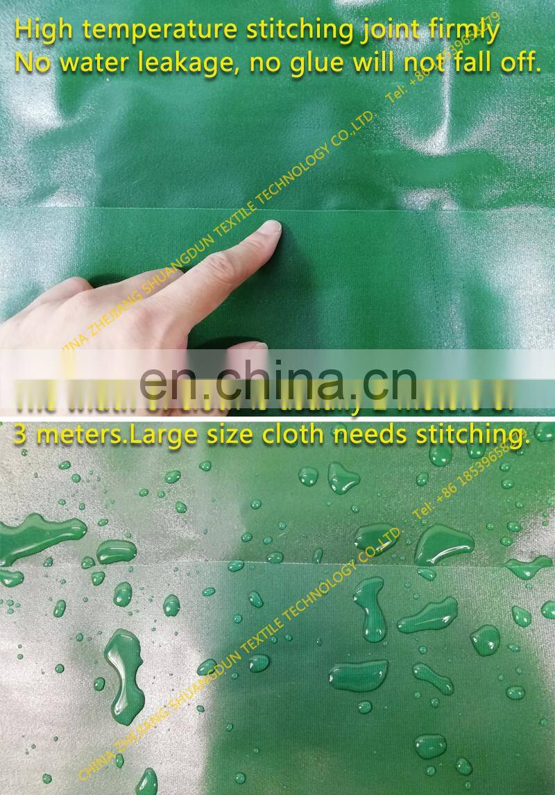 Waterproof canvas outdoor cover cloth truck cover cloth green yellow and blue all kinds of colors.