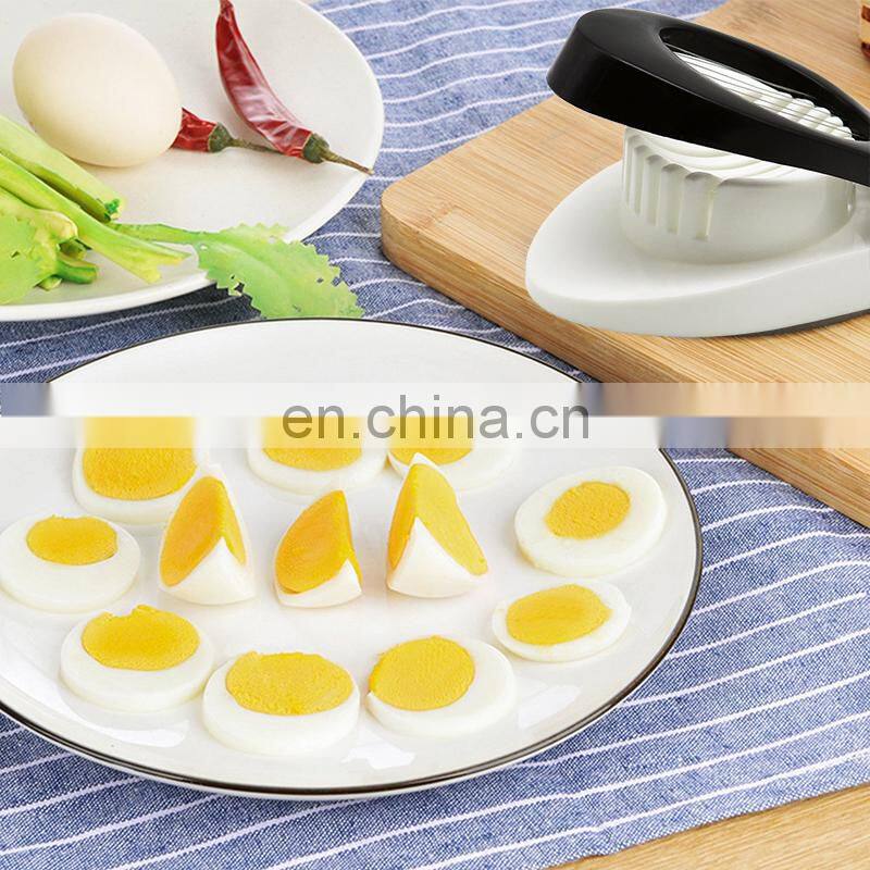 Kitchen Gadgets Boiled Egg Slicer With Stainless Steel Wires Egg Cutter