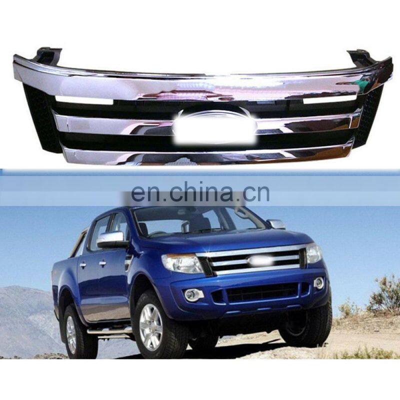 Original Front Chrome Grille Grill Overlay 2012-2014 For Ford Ranger T6