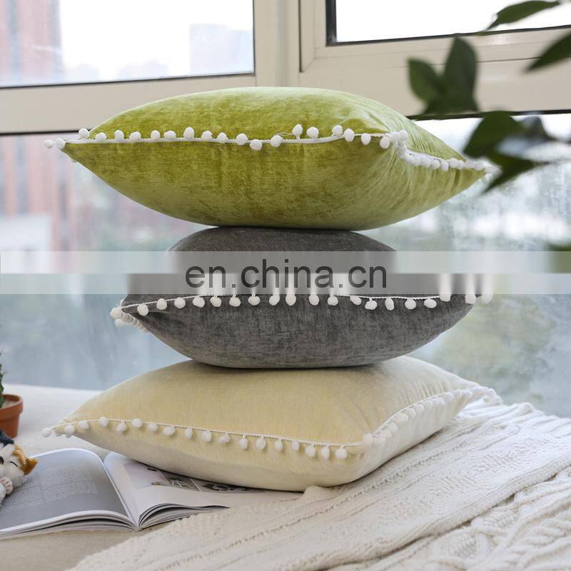 i@home INS morden simple pear cute nordic style velvet soft pillow cushion cover without core