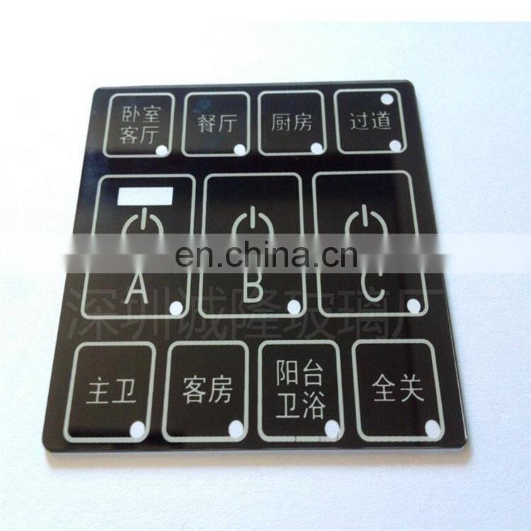 silkscreen tempered glass for oven door