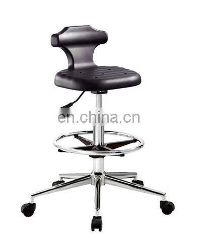 Laboratory Adjustable Chair Movable Metal Lab Chair Lab Stools