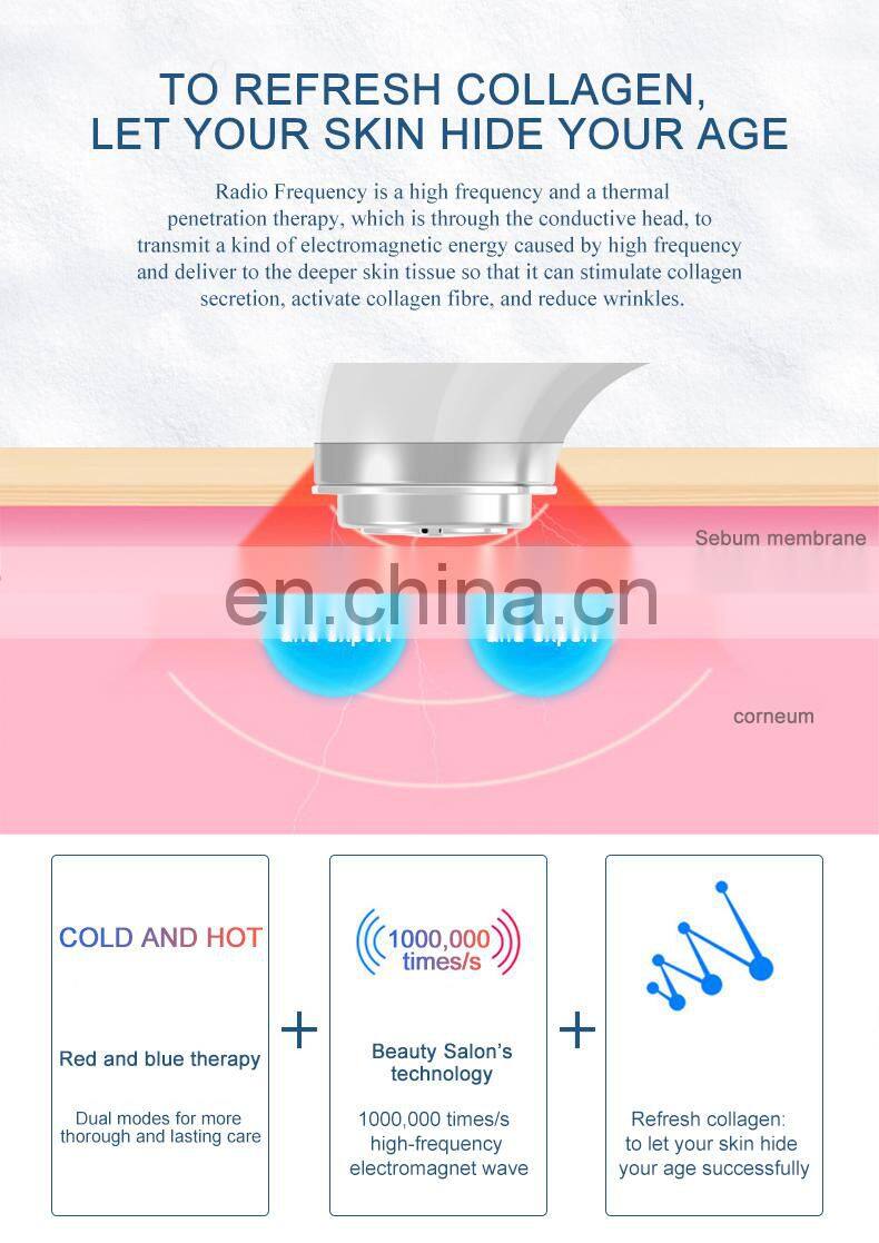 New Arrival RF EMS Anti Aging Skin Whitening Led Therapy Multifunction Beauty Machine With Vibration