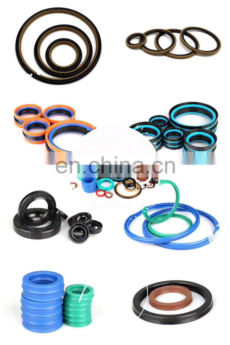 Hydraulic Cylinder Seal NBR FKM Replacement UPH USH Wear Ring Wiper Excavator Seal Kit Piston Rod Hydraulic Seal Ring