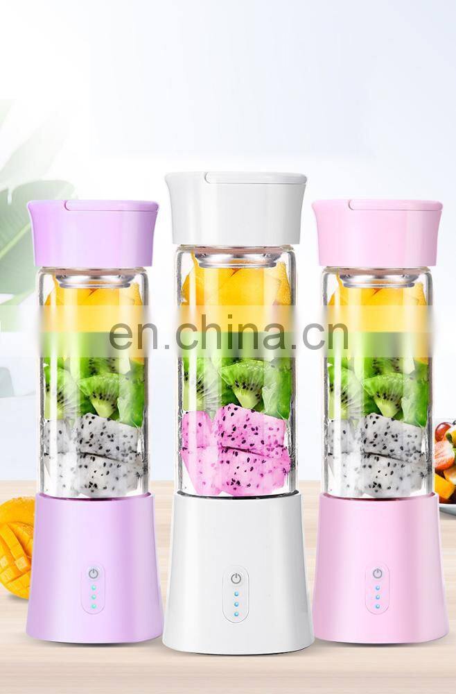 China Made New Design USB Fruit Juicer Maker Blender Rechargeable Portable Blender