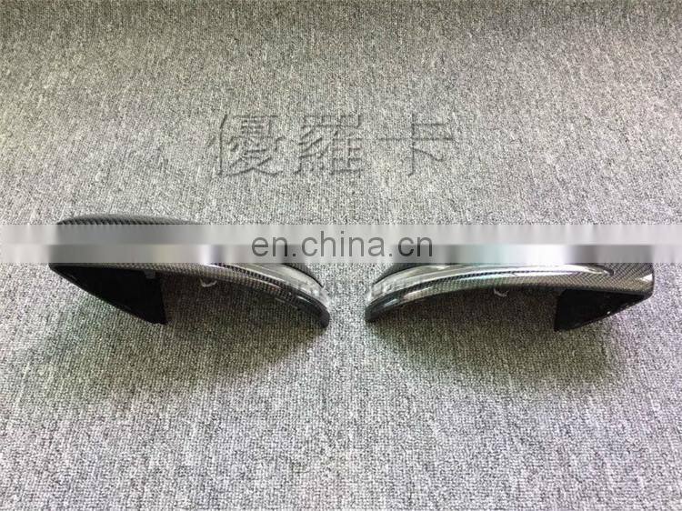 C class w205 S class w222 carbon finber mirror cover with LED light fit for C260 C200 C180 C63 S65 carbon led mirror cover