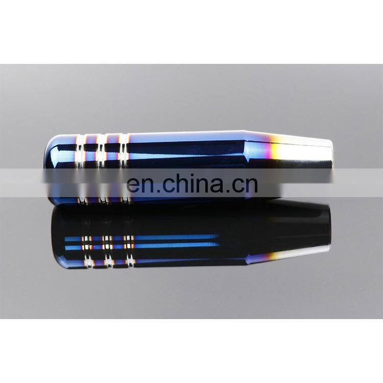 17 cm universal non-slip shift knob Manual transmission aluminum karmic shift knob knob burnt blue