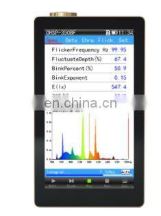 350BF 380-780nm Hot Handheld spectral illuminance analyzer blue light tester spectrometer red and blue ray irradiance meter