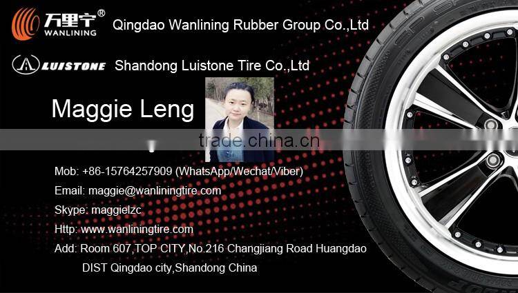 China cheap car tire New brand luistone white letters or side PCR tire 155/70r12 195r15c 165/70r12 with certification