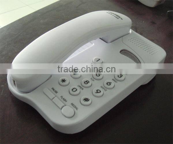 Basic landline crystal buttons analog telephone