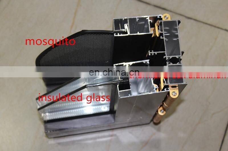 powder coated thermal break heat insulation frame window