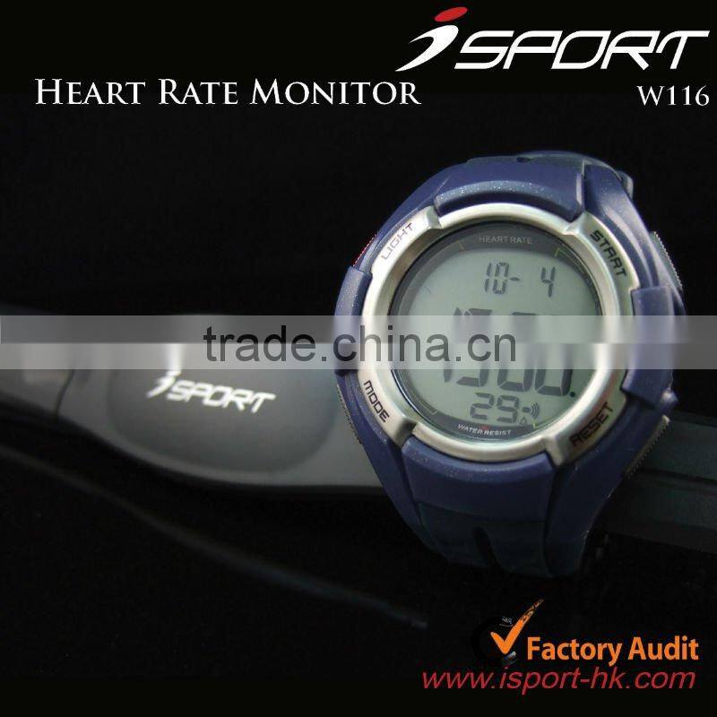 Wireless Wrist Heart Rate Monitor with Chest Strap