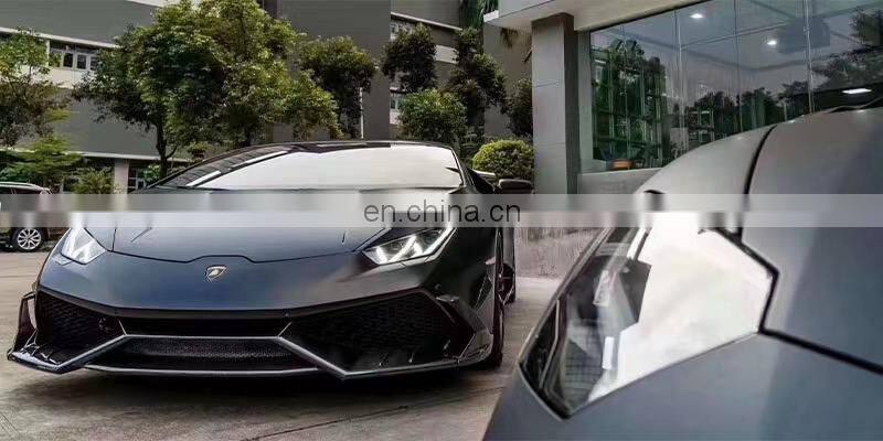 Runde Carbon Fiber Material For Lamborghini Huracan LP610 Mansory Style Body Kit Front Lip Rear Lip Side Skirts Spoiler