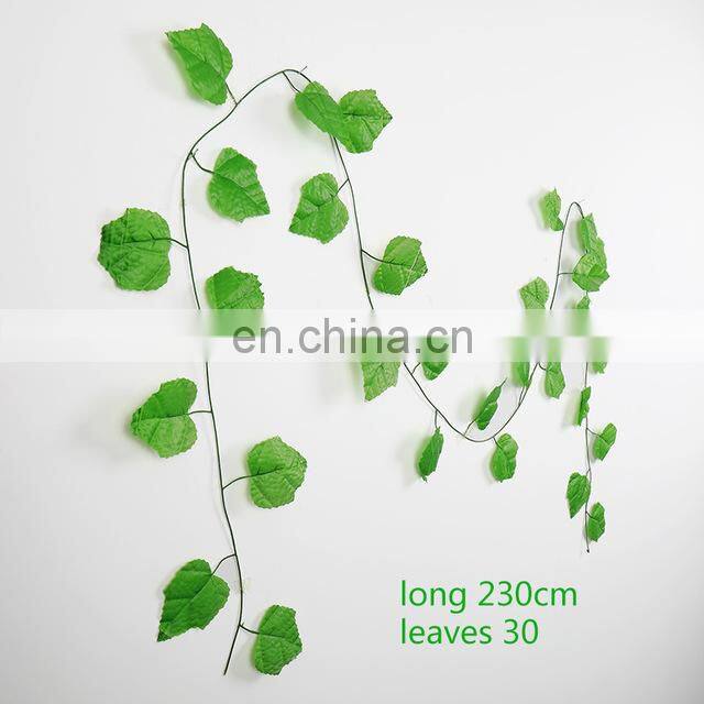 Green Silk Artificial Hanging Ivy Leaf Garland Plants Vine Leaves Diy For Home Decoration Garden Party Decor