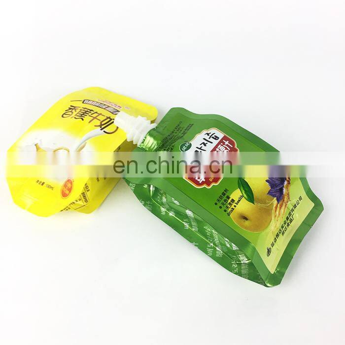 custom BIB liquid juice stand up aluminum foil wine pouches with tap spout
