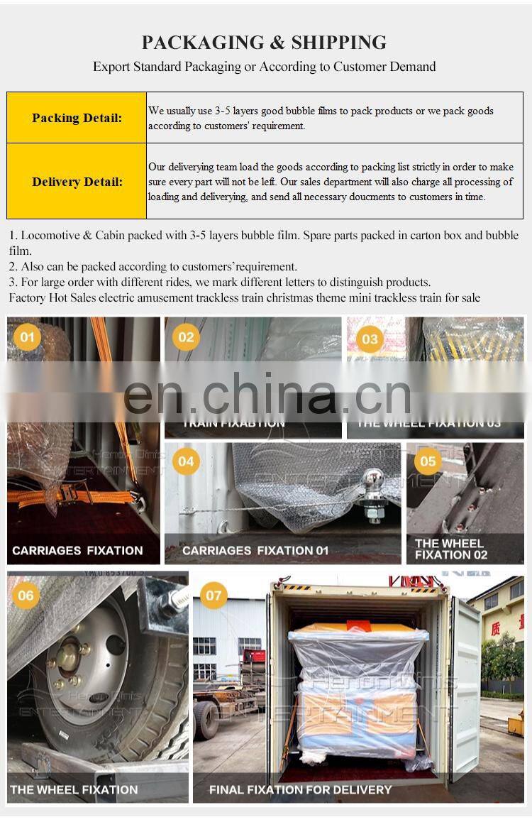 58 seats diesel type trackless train park tourist train without rail