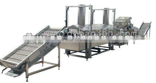 Puffed food frying system potato chips frying machine