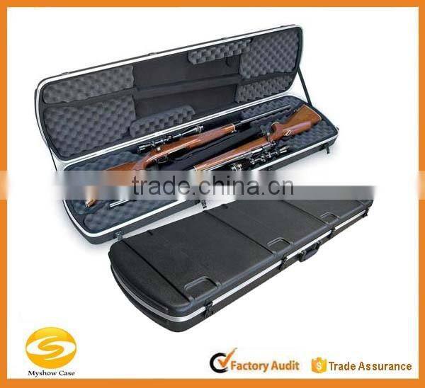 Molded High-density polyethylene plastic Double Rifle/Shotgun Case,Rifle gun case