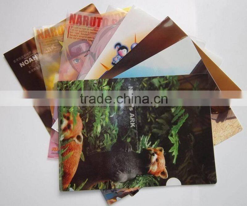 wholesale plastic sheet folder, 20 pages display pocket pp clear book file folder