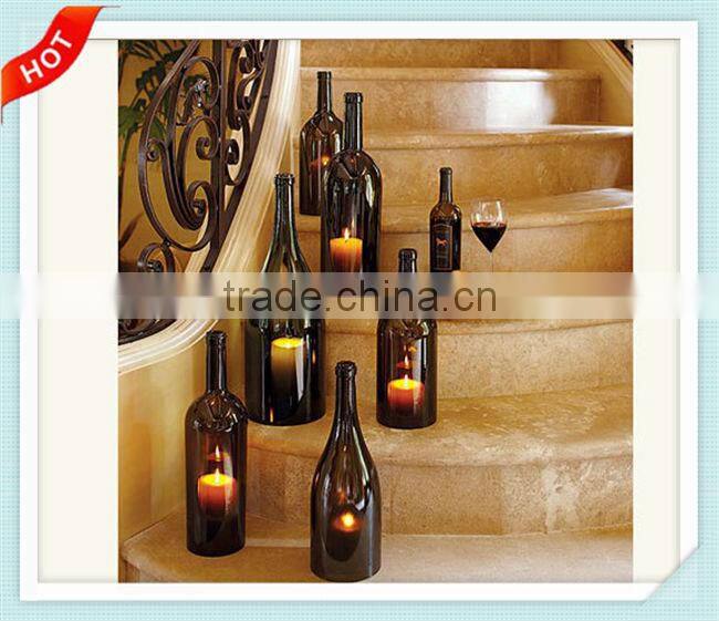 tealight candle holder, hanging metal bottle lantern