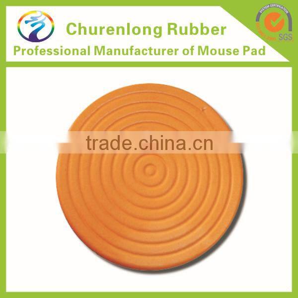 Hot china products custom round shaped silicone coaster