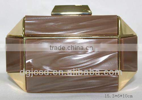 New color 0861 Amber adhesive evening clutch bag