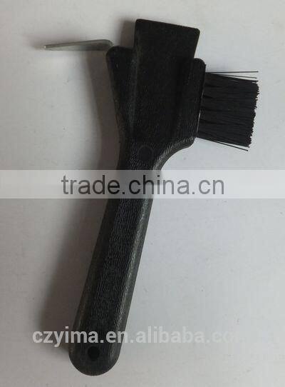 plastic horse hoof pick brush/horse cleaning