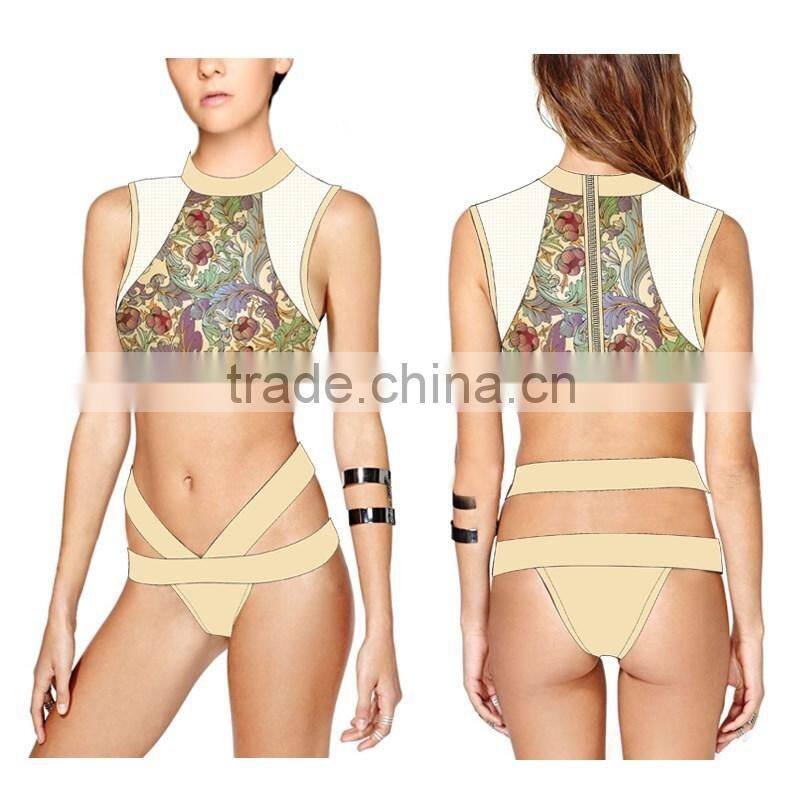 (ODM/OEM Factory)The latest advanced cutting digital printing good-looking young biki