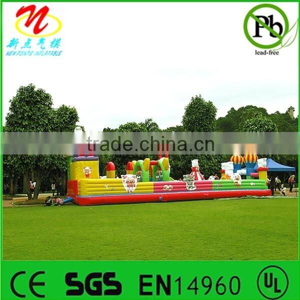China popular inflatable fun city kids inflatable amusement park