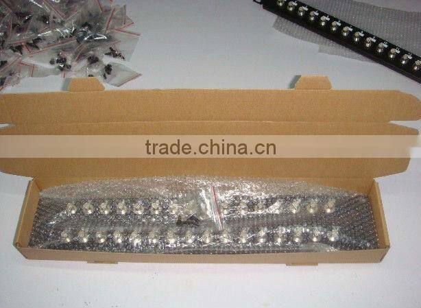 1U 24 ports BNC patch panel