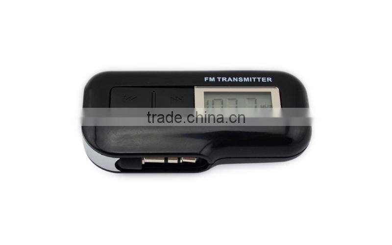 Car mp3 player with fm modulator, unique design FM transmitter RCFM80 with high fidelity stereo digital PLL