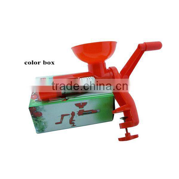 manual plastic sauce juicer / tomato juicer