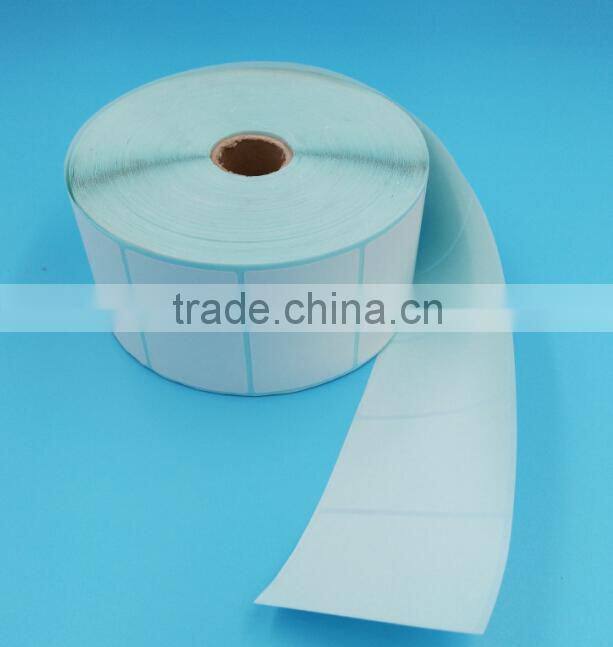 customized size green back paper self adhesive label maker