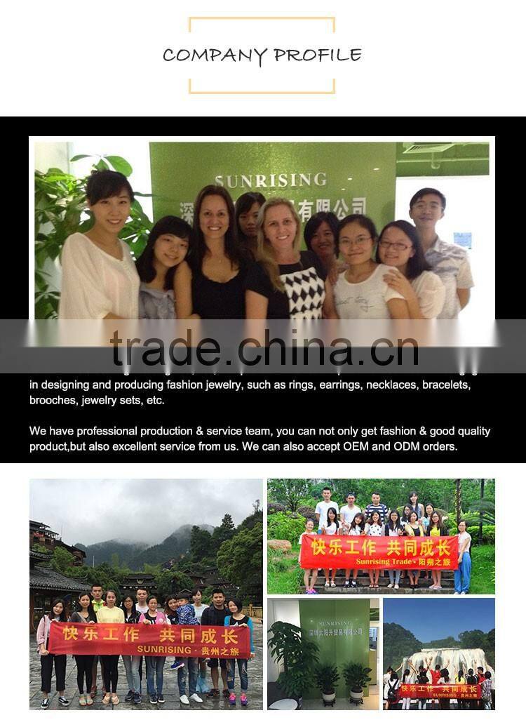 Alloy with crystal 18k white gold jewelry bracelet